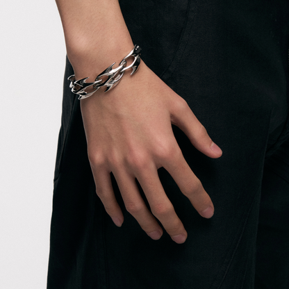 Snake Bone Handmade Chain Bracelet