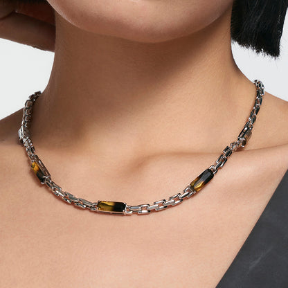 Gradient Tourmaline Handmade Necklace