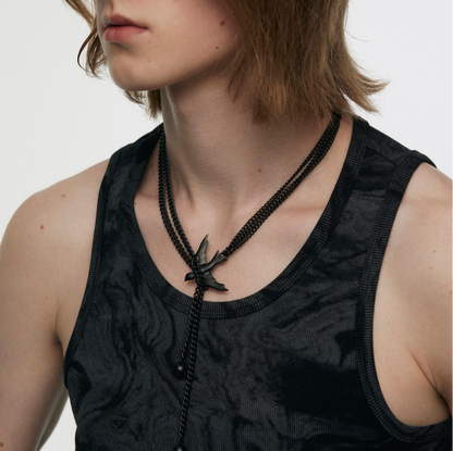 Peace Dove Tie Necklace