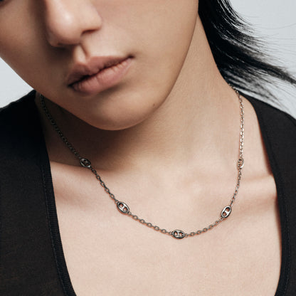 Mini Warthog Snout Link Chain Necklace