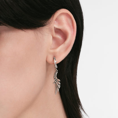 S925 Booby Bird Wing Multi Band Piercing Earring