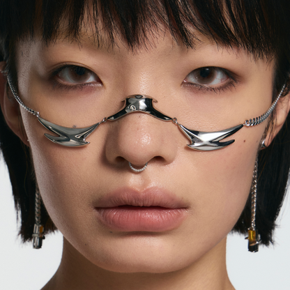 Starburst Spiked Tourmaline Face Jewelry