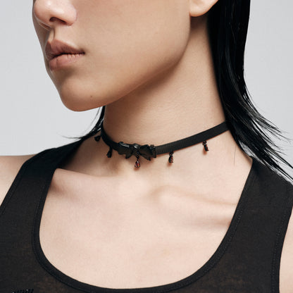 Ribbon Bow Choker