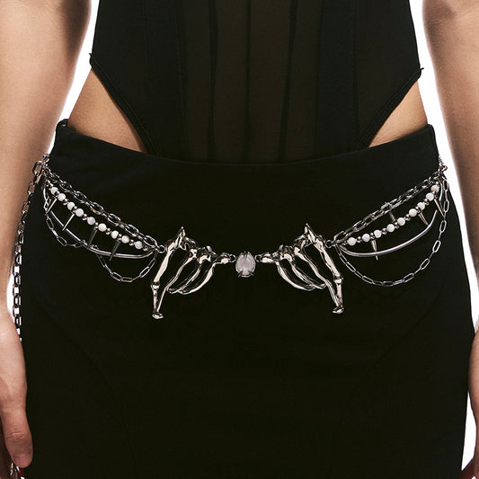 Detachable Manta Bone Waist Chain