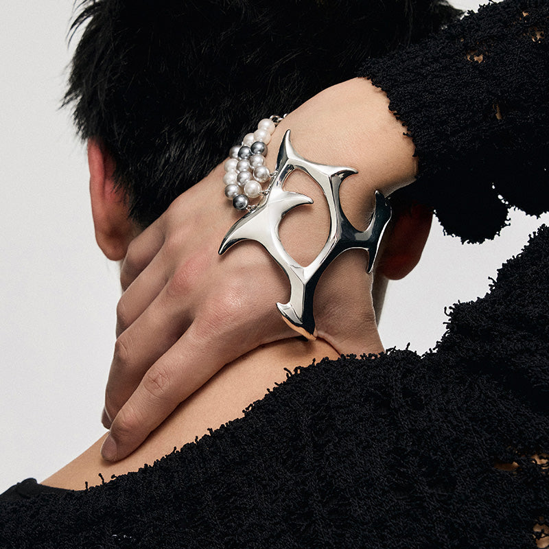 Punk Eye Metal Palm Bracelet
