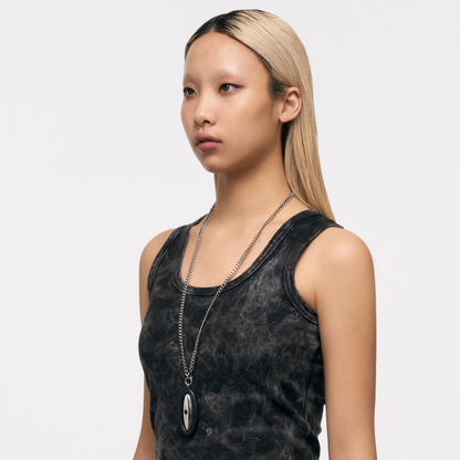 Starburst Snake Pattern Sweater Necklace