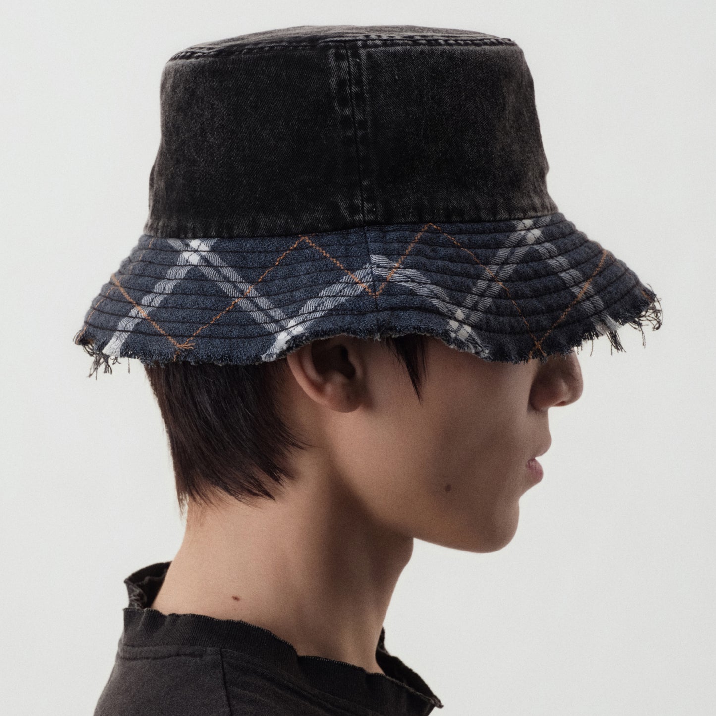 Prom Emblem Plaid Bucket Hat