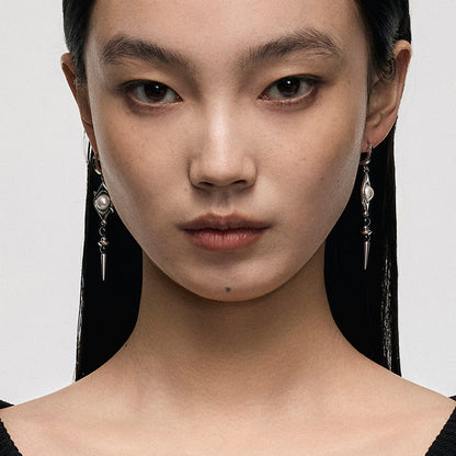 Punk Eye Beaded Earrings