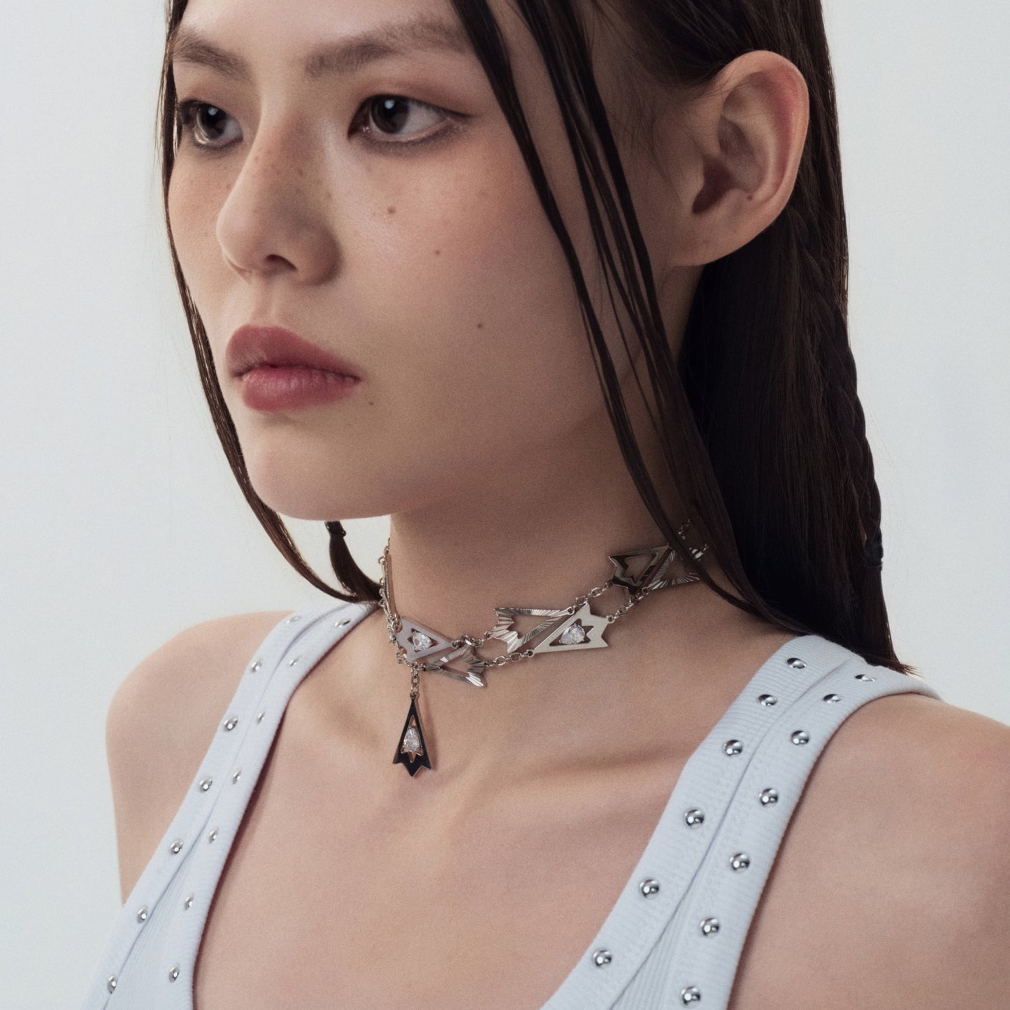 Cornflower Petal Choker