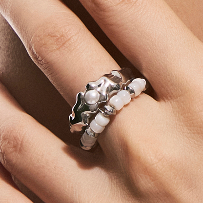 Layered Siren Bone Ring
