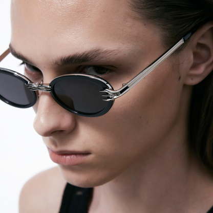 Metal Retro Round Frame Sunglasses