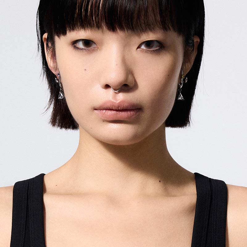 Christmas Colored Crystal Earrings