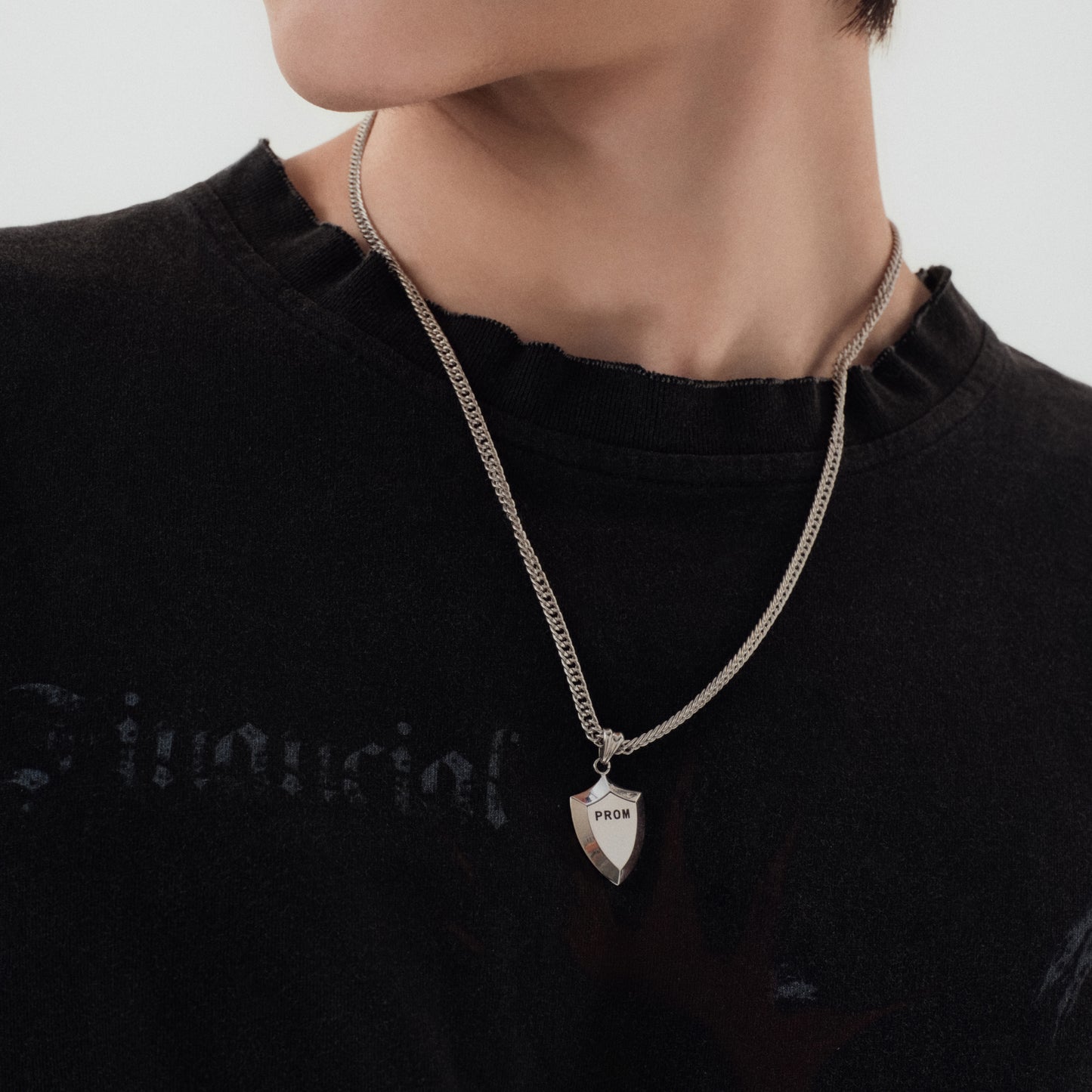 Prom Emblem Tag Necklace