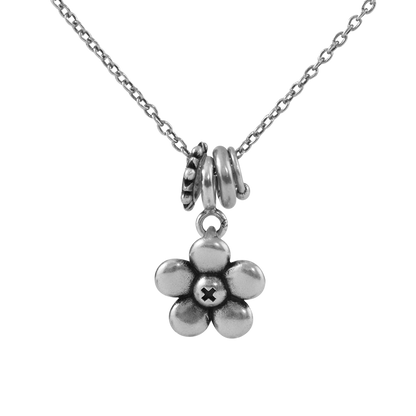 S925 Punk Floral Necklace