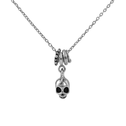 S925 Punk Skull Necklace