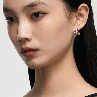 Entwined Arrow Stud Earrings