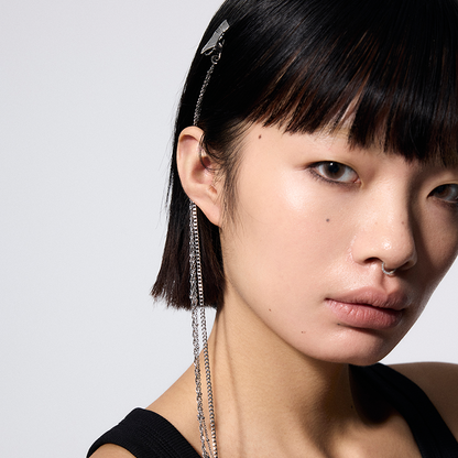 Armor Tassel Braided Hair Clip