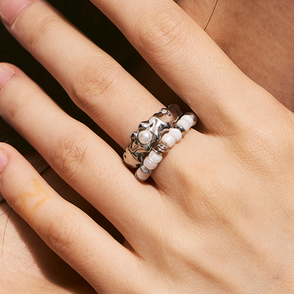 Layered Siren Bone Ring