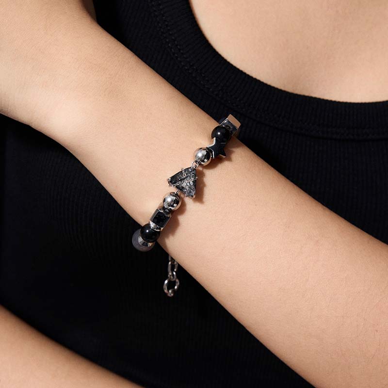 Christmas Tree Beaded Bracelet