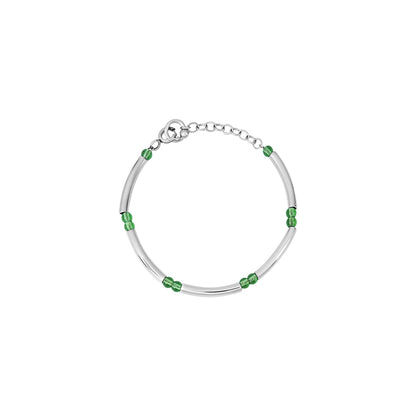 BLACK GLOVES DETACHABLE CAT HEAD CHARM DOUBLE LAYER BRACELET