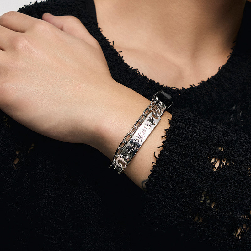 BIG KIDS Graffiti Denim Bracelet
