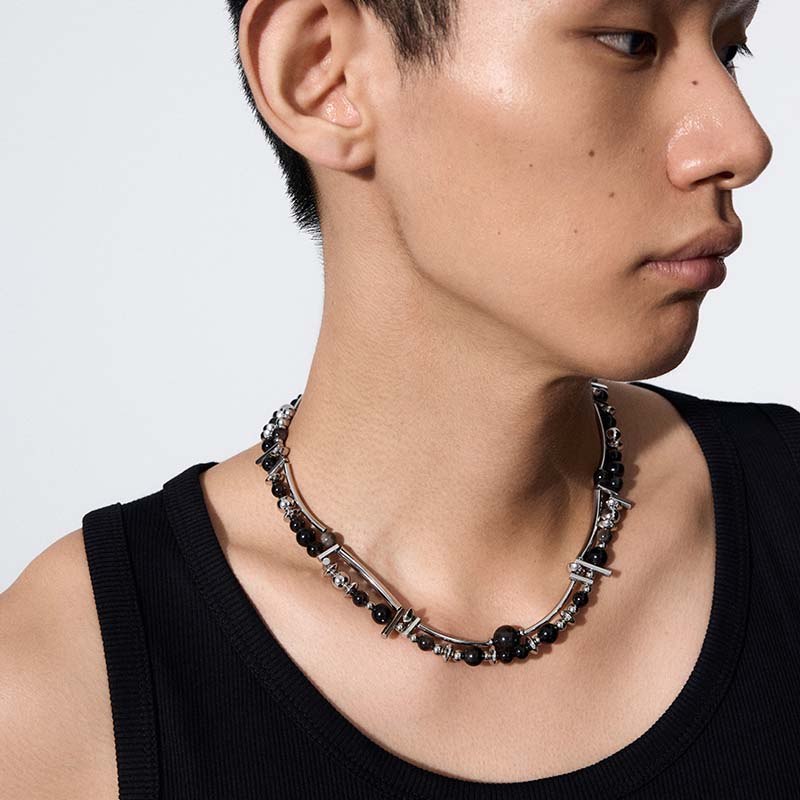 Knight Armor Beaded Necklace