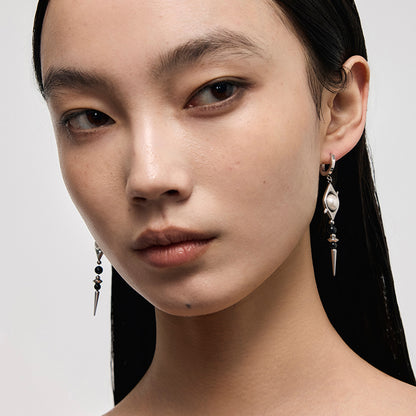 Punk Eye Beaded Earrings