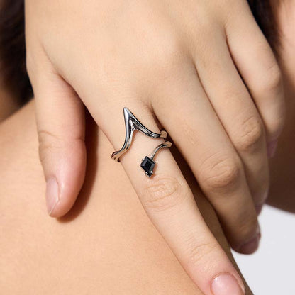 Four-Point Star Armor Ring