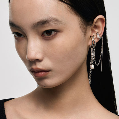 Pearl Wrapped Ear Cuff