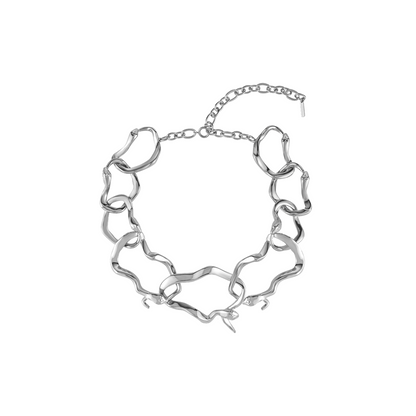 Ring-Shaped Snake Bone Necklace