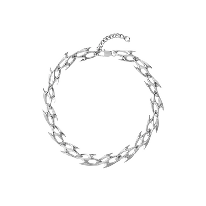 Snake Bone Handmade Chain Necklace