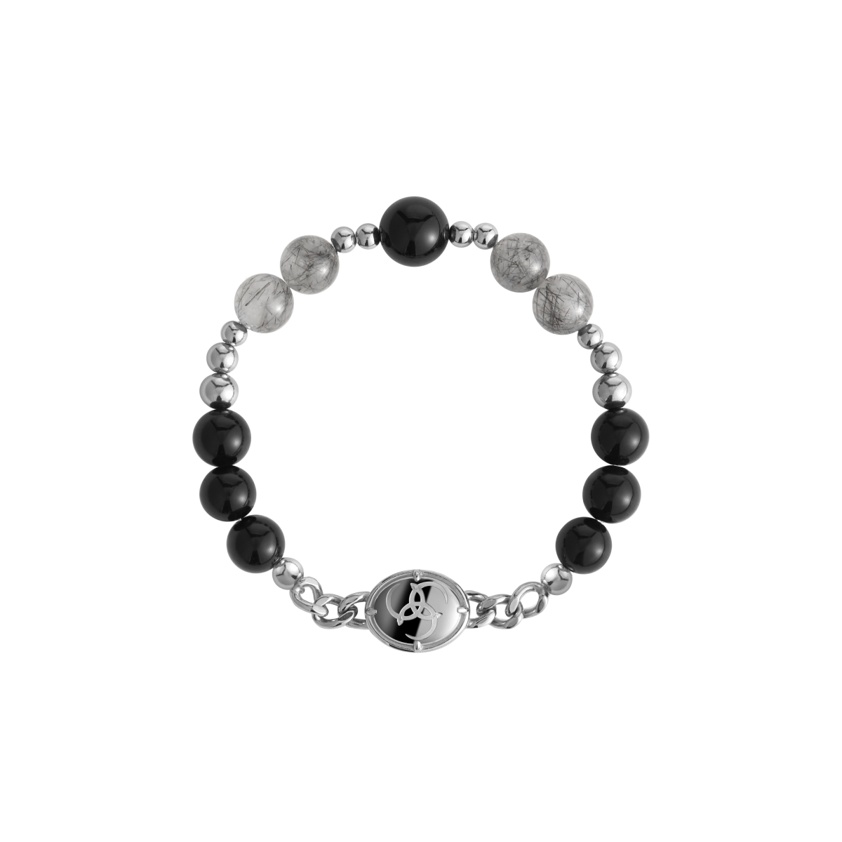 Blackhead Rings Triple Serpent Ring Black Onyx Chain Bracelet – Blackheadshop