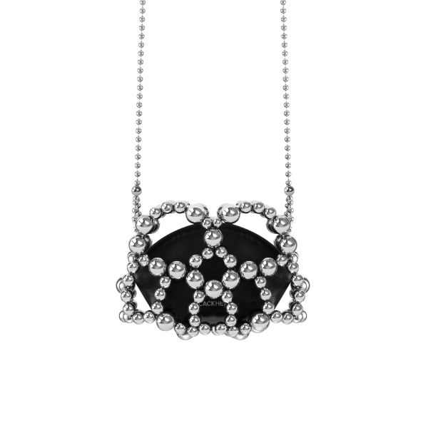 Heart Steel Ball Beaded Mini Bag