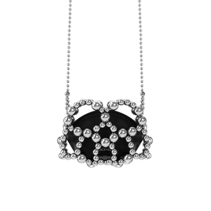 Heart Steel Ball Beaded Mini Bag