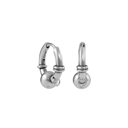S925 Piercing Ball Earrings