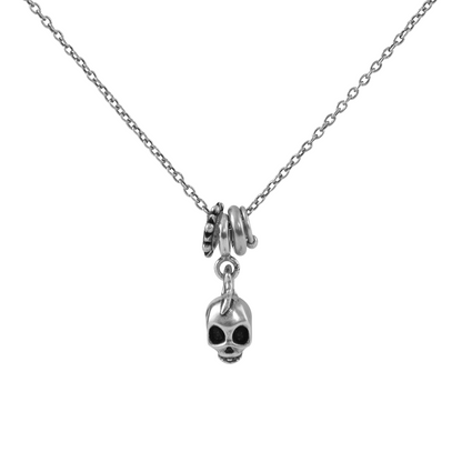 S925 Punk Skull Necklace