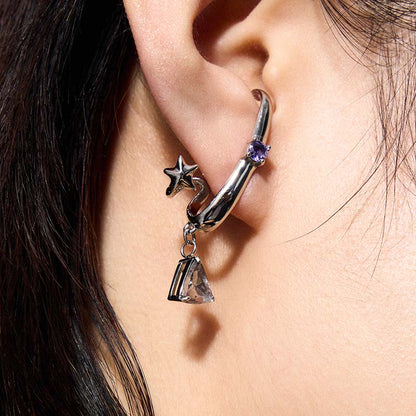 Christmas Colored Crystal Earrings