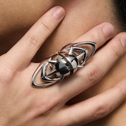 Punk Eye Armor Ring