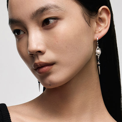 Punk Eye Beaded Earrings