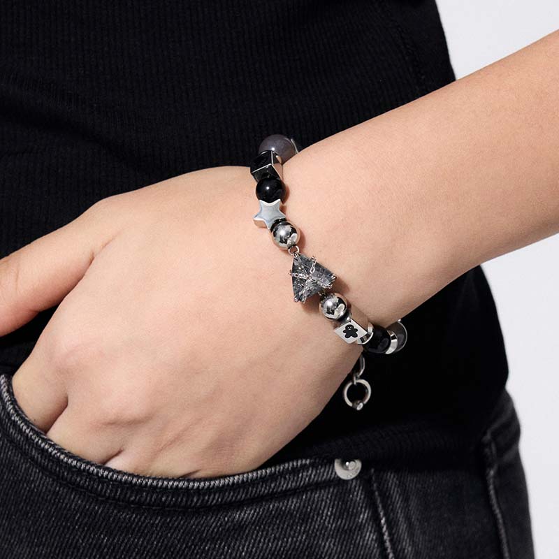 Christmas Tree Beaded Bracelet