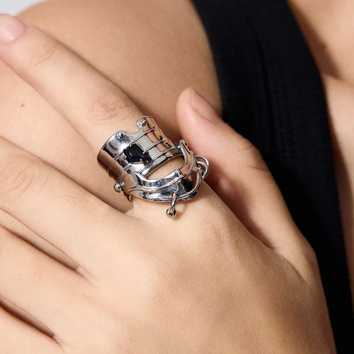 Knight Armor Double-Layer Bundle（Bracelet + Ring）