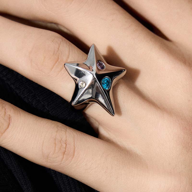 Christmas Star Ring