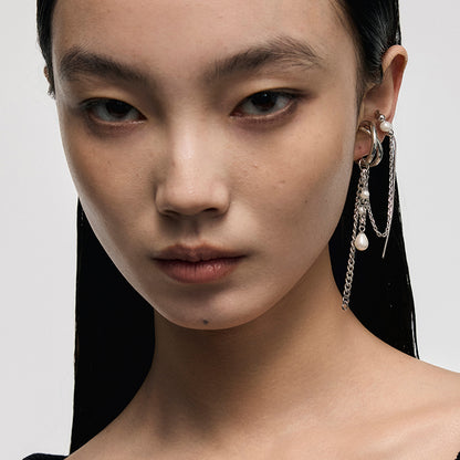 Pearl Wrapped Ear Cuff