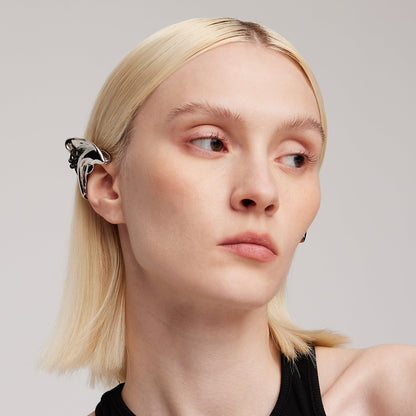 Black Gloves Witch Cat Elf Earhook