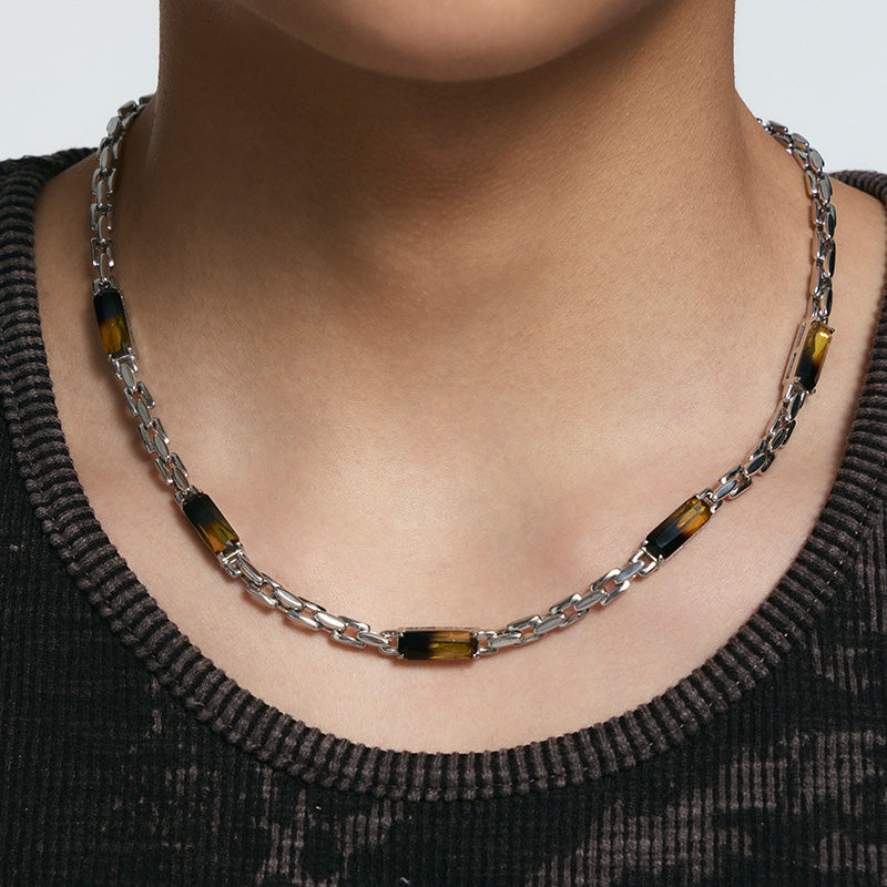 Gradient Tourmaline Handmade Necklace