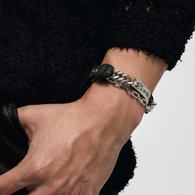 BIG KIDS Graffiti Denim Bracelet