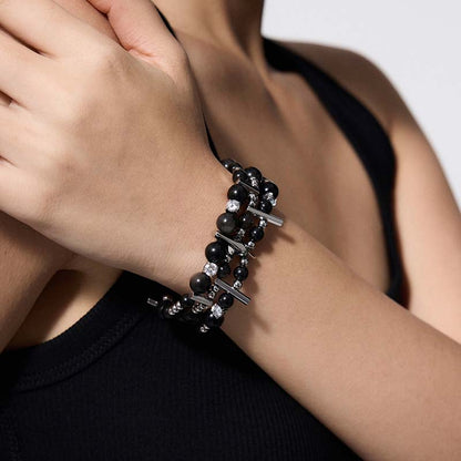 Crescent Knight Multi-Layer Bracelet