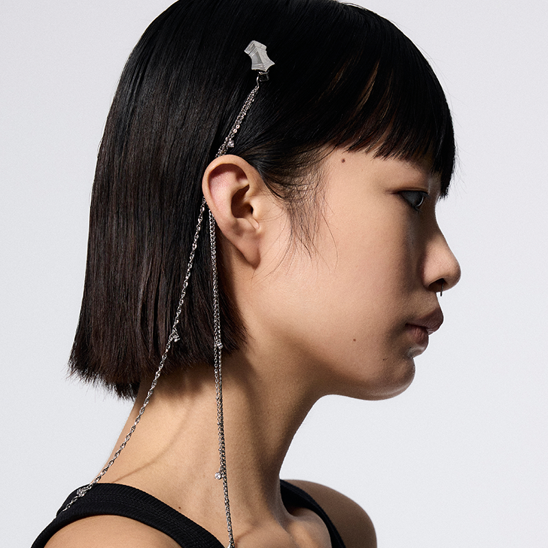 Armor Tassel Braided Hair Clip