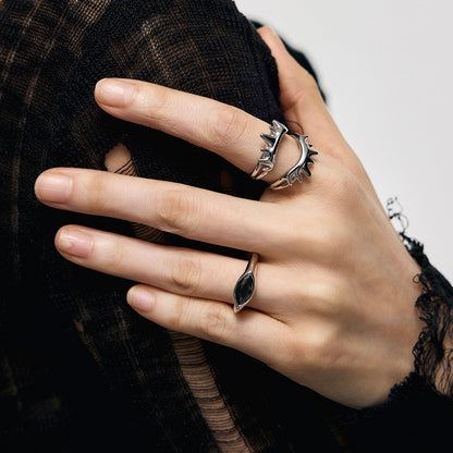 Punk Eye Stacking Ring Set