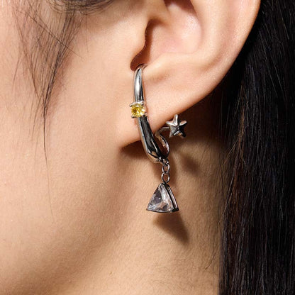 Christmas Colored Crystal Earrings